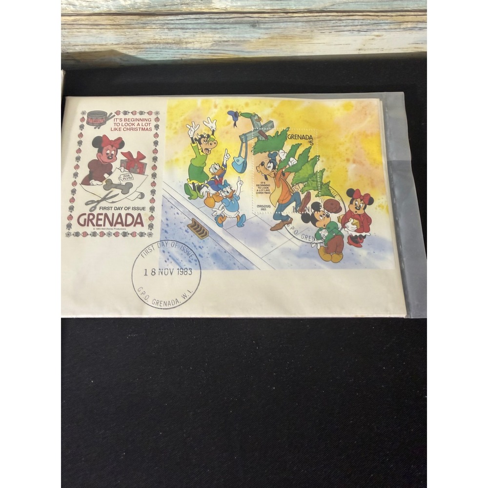 Disney Postage Stamp Lot OS Multicolor NEW Vintage Grenada Antigua Sets - Picture 4 of 6
